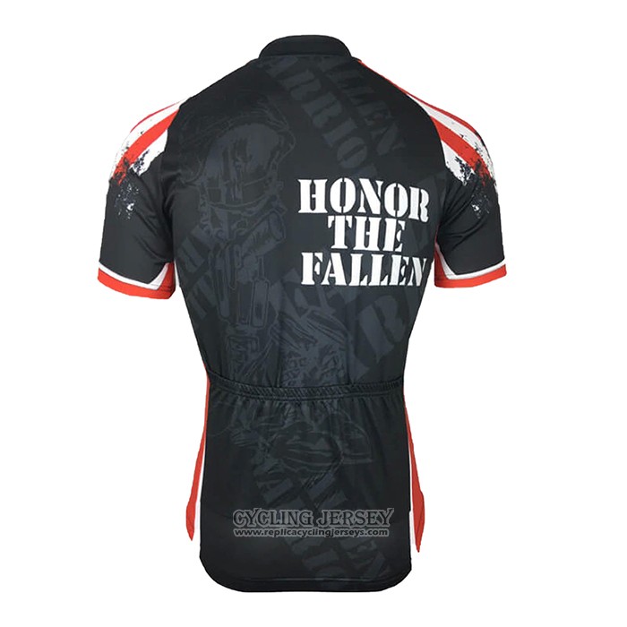 2021 Cycling Jersey USA Black Short Sleeve And Bib Short